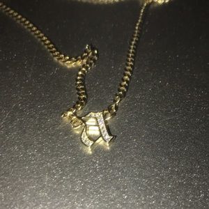 Old English “a” Necklace